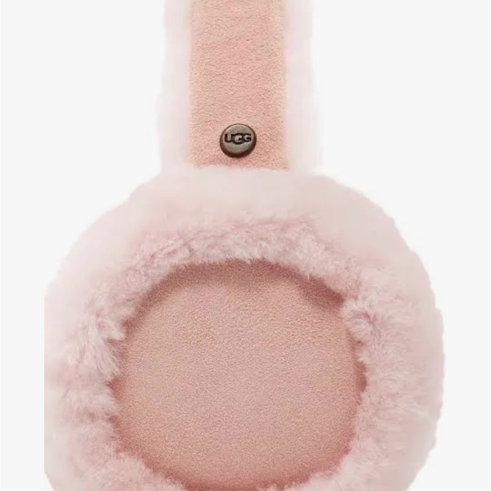 Ugg Soft Pink Plush Earmuffs - image 1